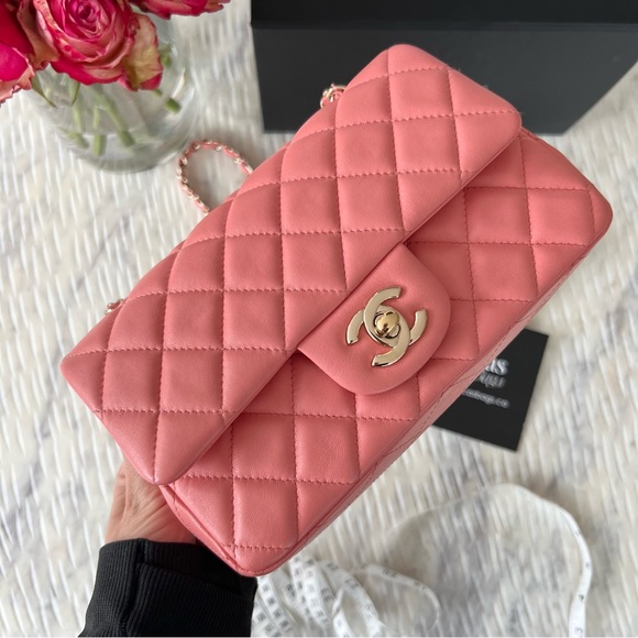 CHANEL CLASSIC FLAP MINI RECTANGLE BAG (AUTHENTIC) - Picture 8 of 11